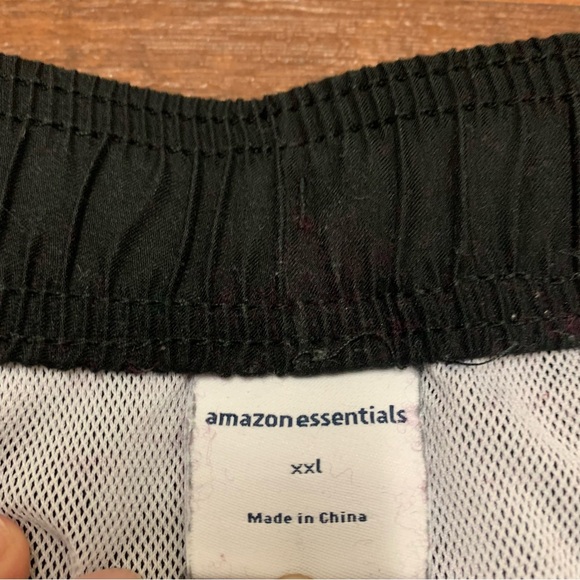 Amazon Essentials Men's 6" Quick-Dry Swim Trunk Shorts Black XXL - Picture 7 of 8